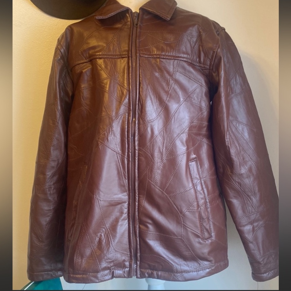 Vintage Genuine Leather Executive Style Jacket